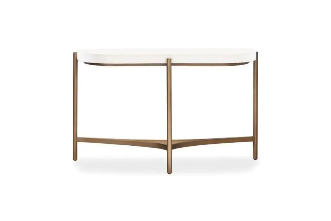 Lyon Console Table In Ivory