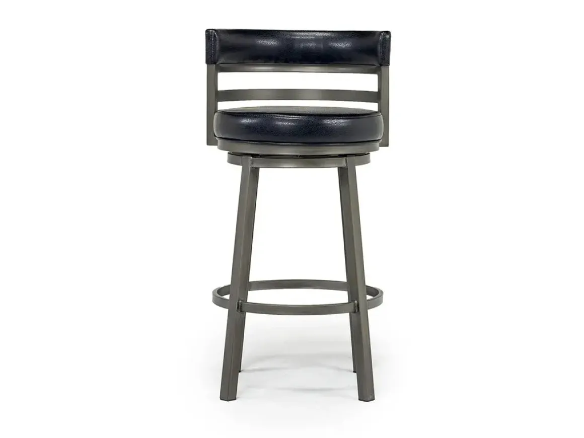 Madrid Swivel Barstool In Gray