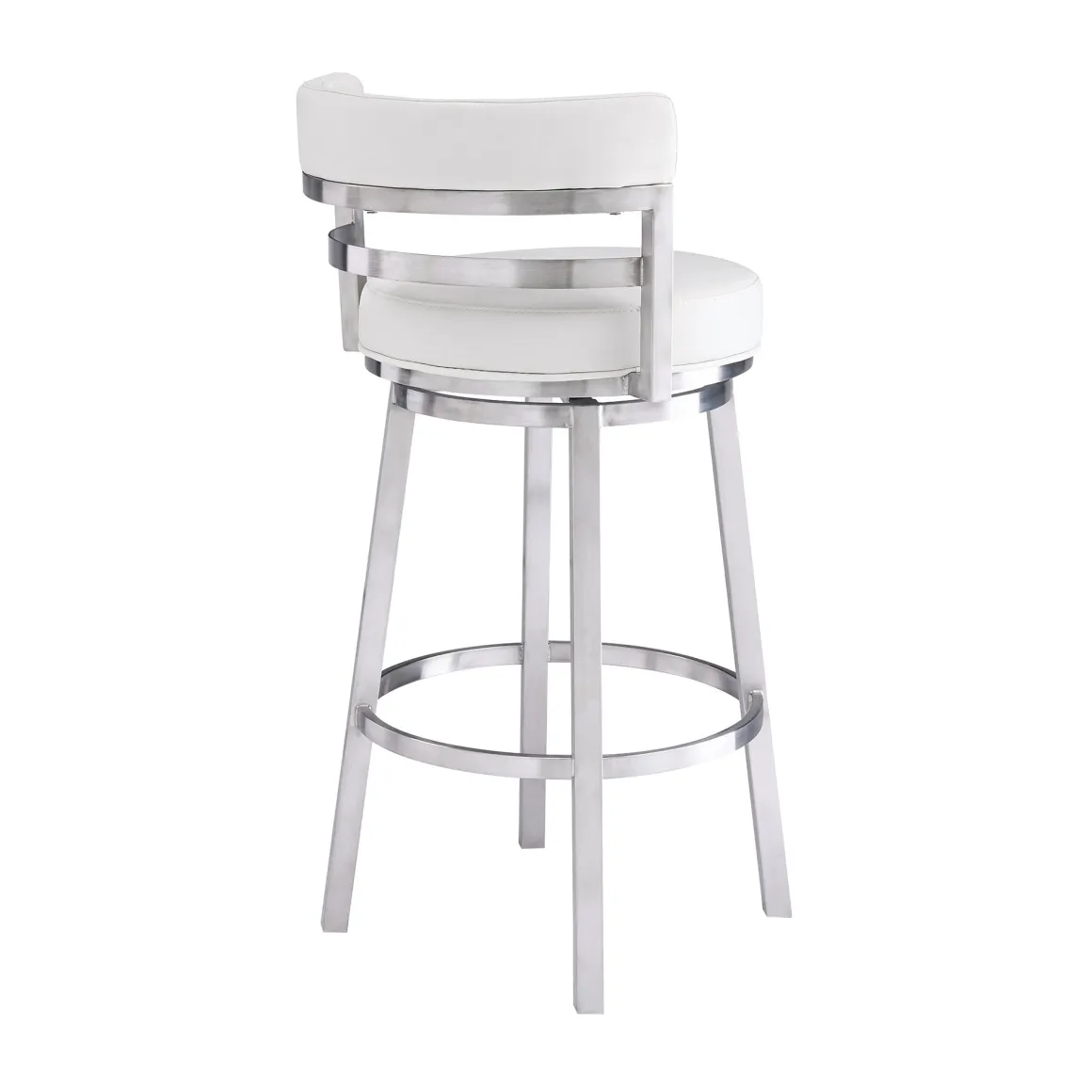 Madrid Swivel Barstool In Gray