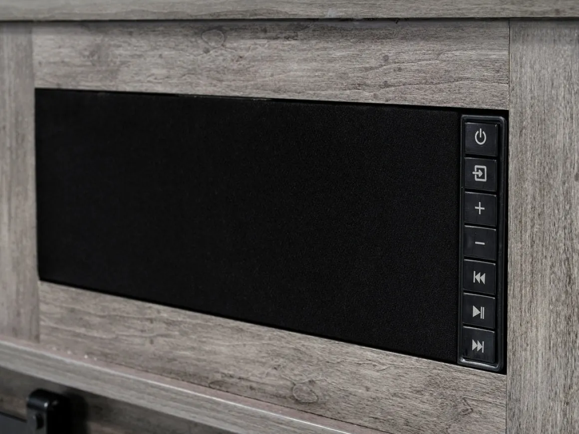 Manning Bluetooth Console In Brown, 68 Inch