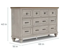 Mariana Dresser In Vintage Mocha