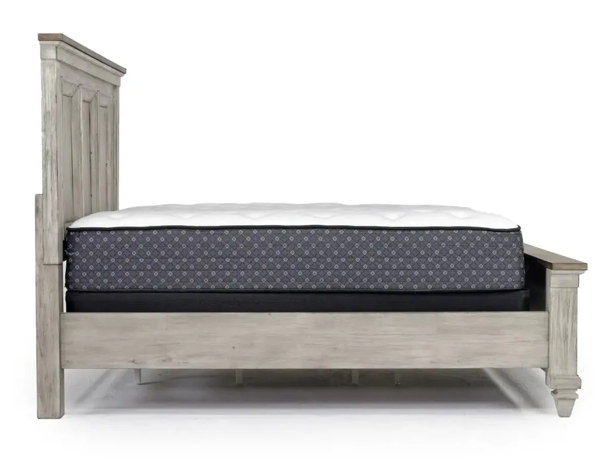 Mariana Panel Bed In Vintage Creme, Queen