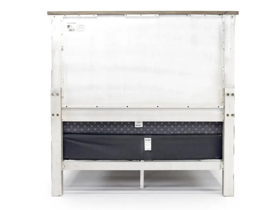 Mariana Panel Bed In Vintage Creme, Queen