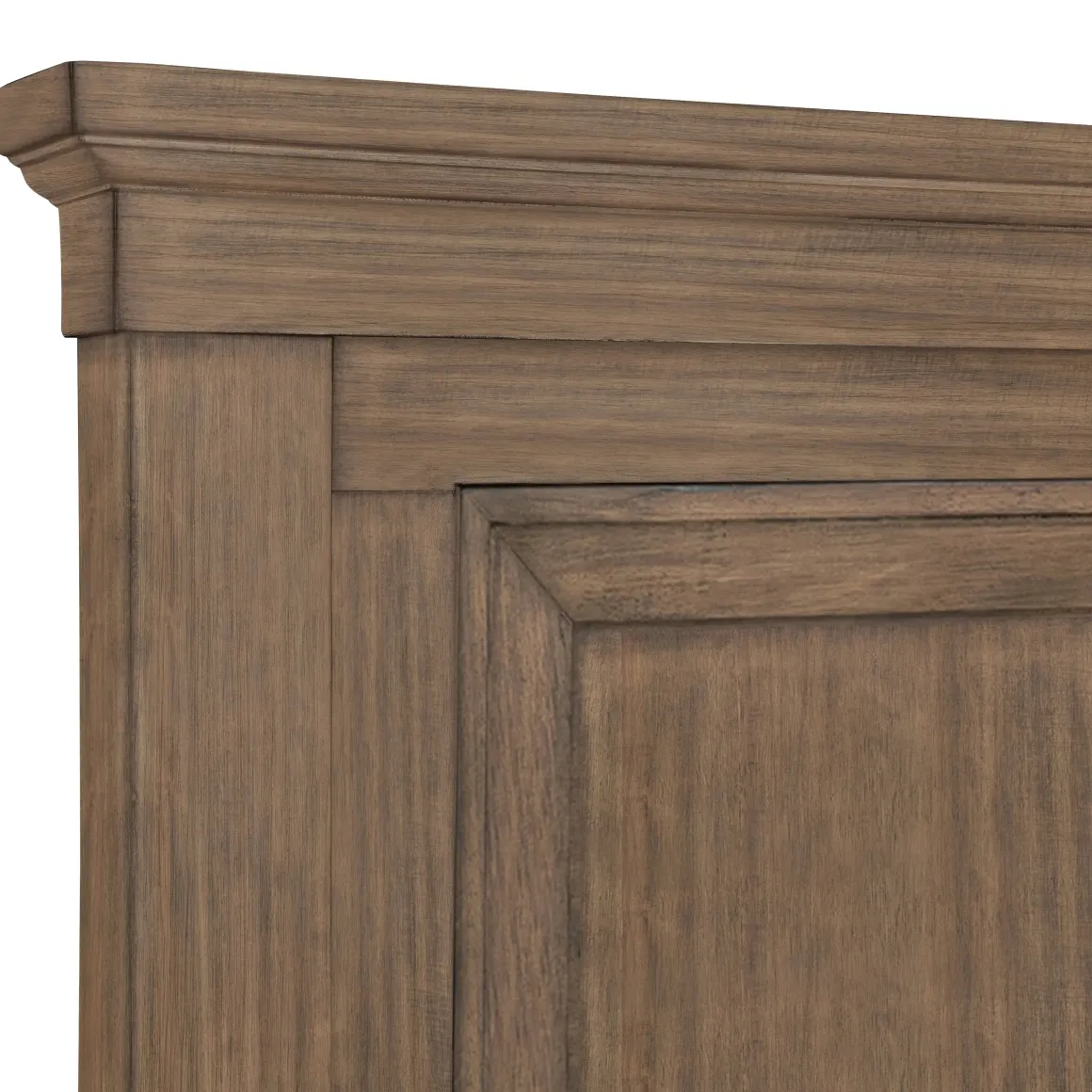 Mariana Panel Bed In Vintage Creme, Queen