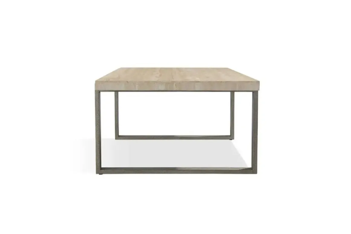 Mario Coffee Table In Travertine