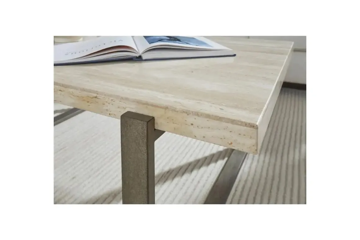 Mario Coffee Table In Travertine