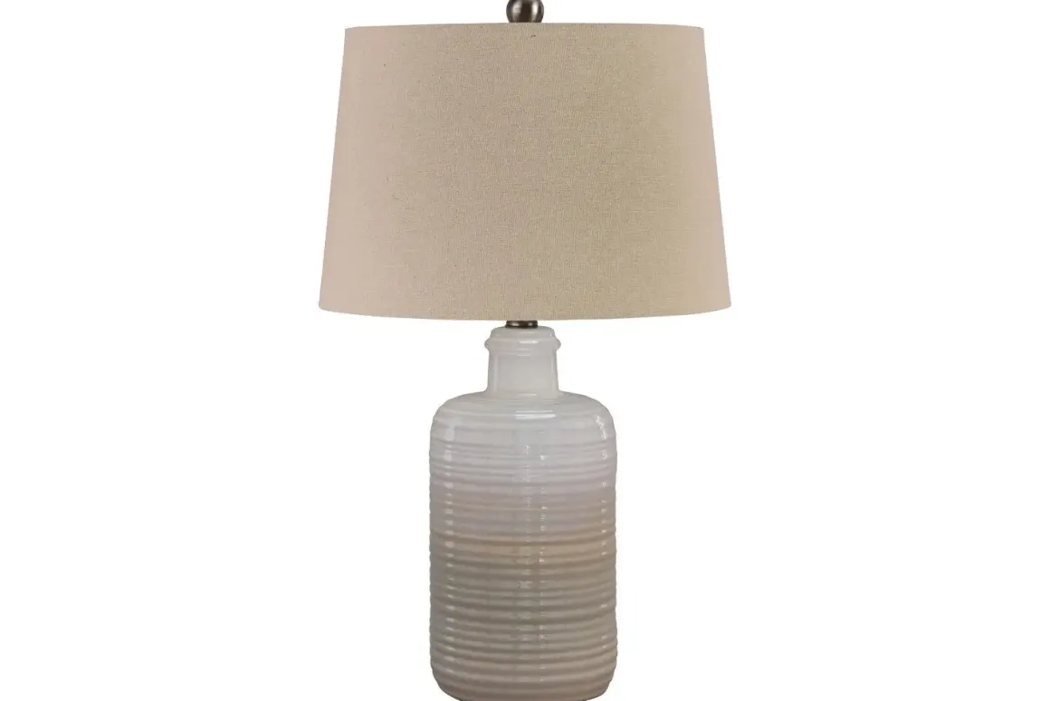 Marnina Table Lamp In Taupe