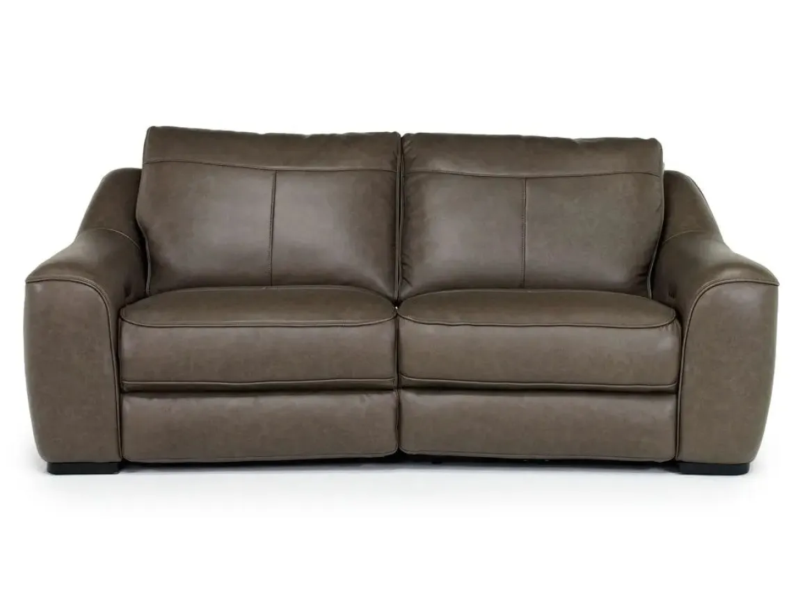 Mayflower 2 Power Loveseat In Seville Umber Leather
