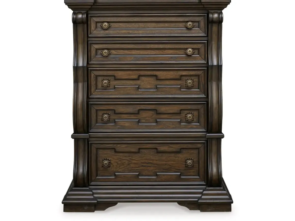 Maylee Chest In Dark Brown