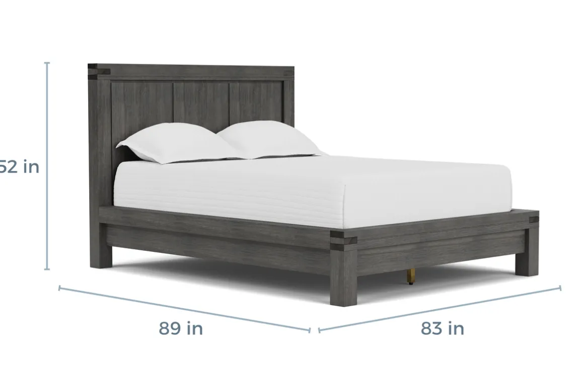 Meadow Panel Bed W/ Storage In Brown, Full