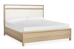 Merrifield Upholstered Bed In Raisin Black, Twin