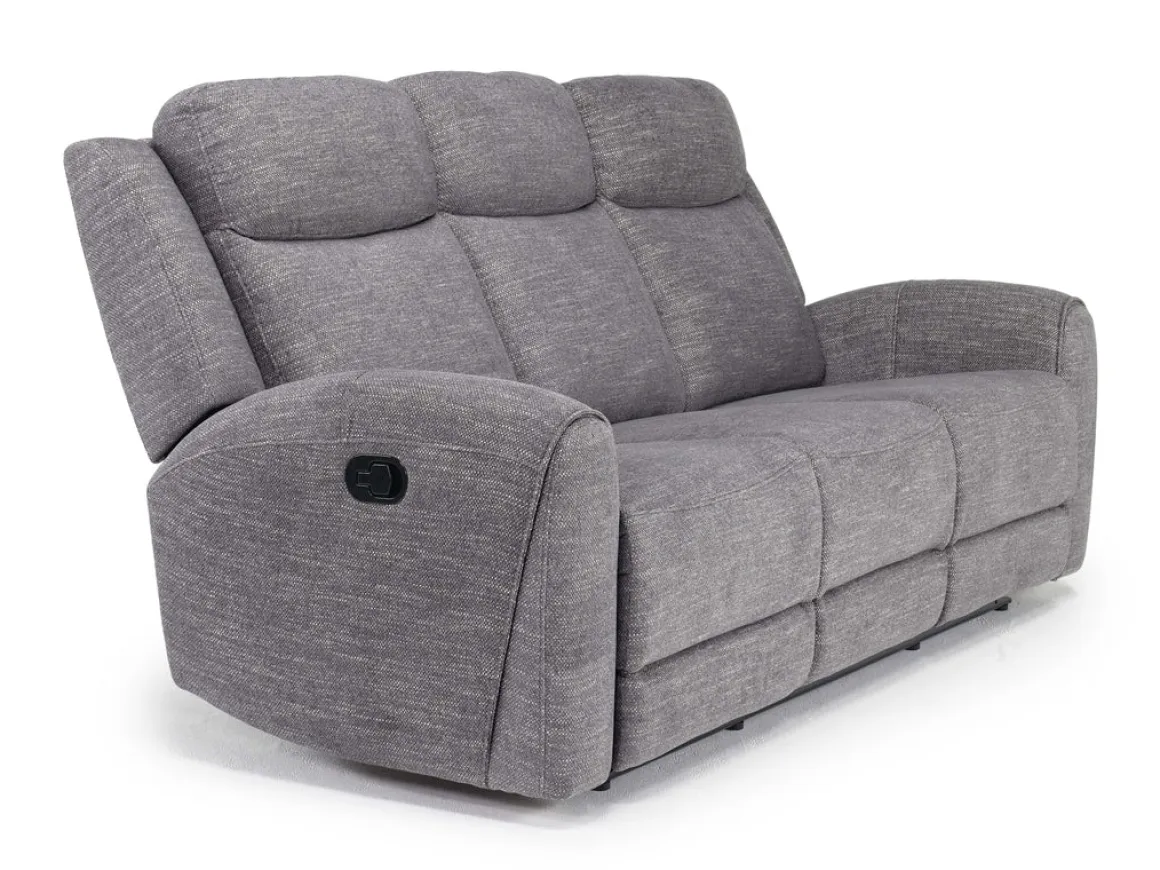 Mia Reclining Sofa & Console Loveseat In Gray