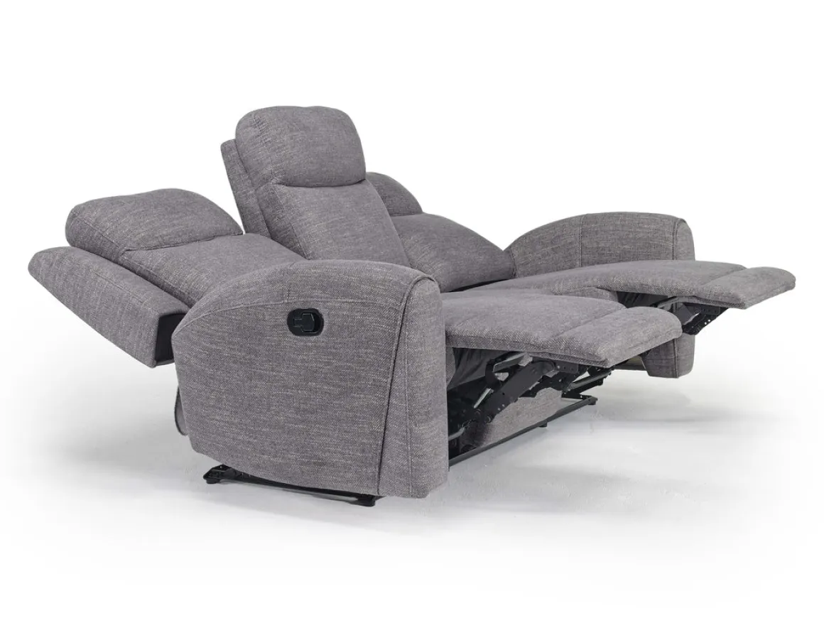 Mia Reclining Sofa & Console Loveseat In Gray
