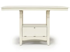 Miami Adjustable Dining Table & 4 Stools In Gray