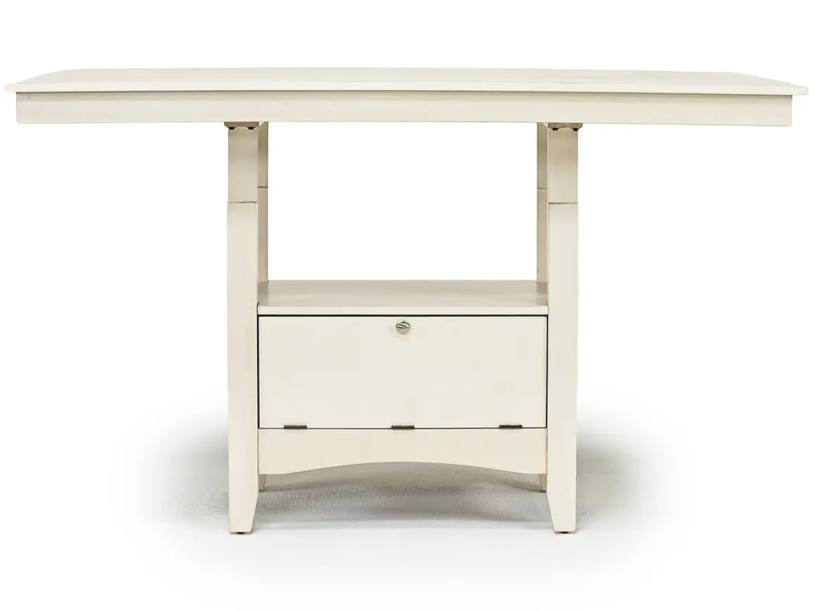 Miami Adjustable Dining Table In Gray