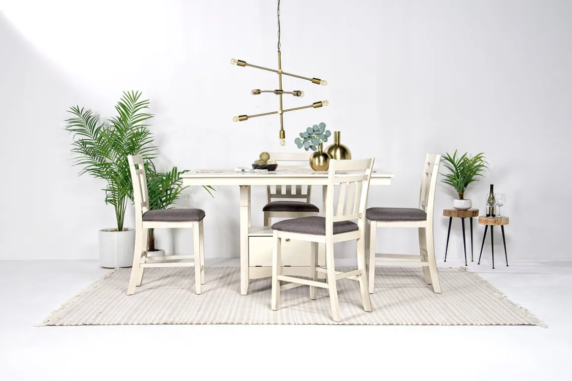 Miami Counter Height Stool In Gray