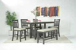 Miami Counter Height Stool In Gray