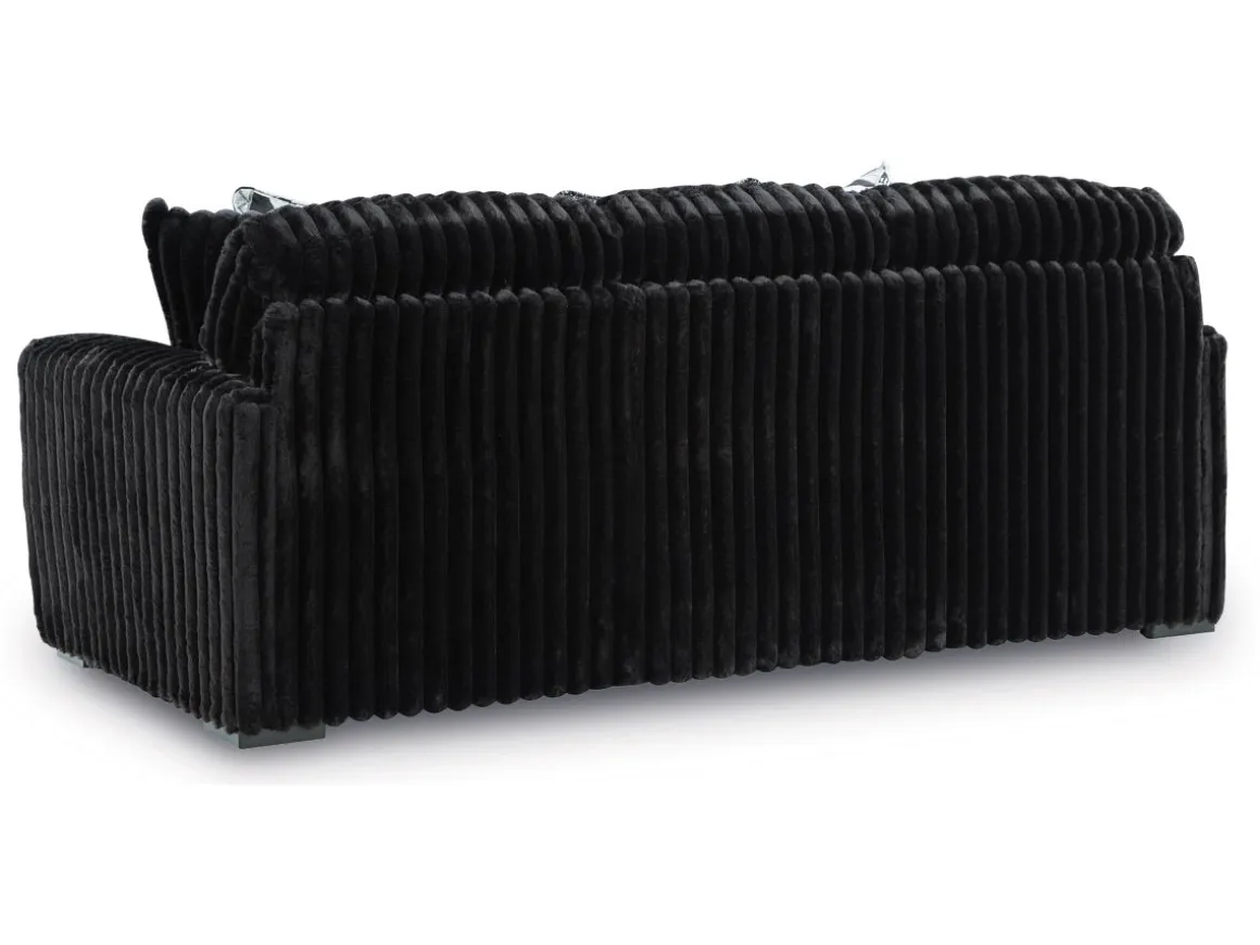 Midnight Madness Sofa In Onyx
