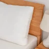 Mlily Soft Wash Pillow In White, Queen