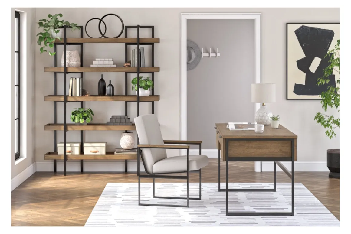 Montia Bookcase In Brown/Gray