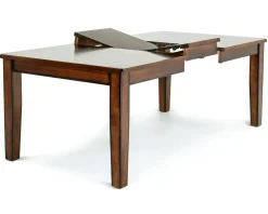 Napa Extendable Dining Table In Brown
