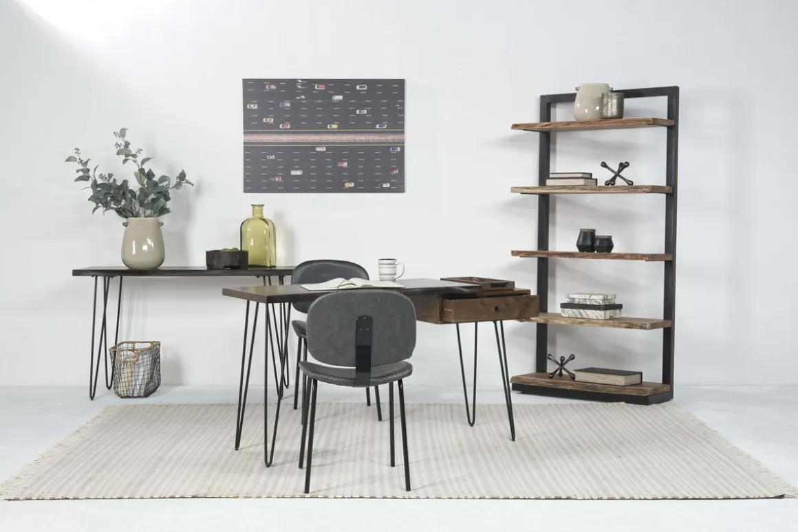 Natures Edge Office Desk In Chestnut