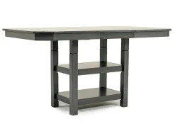 New Haven Adjustable Extendable Dining Table & 4 Chairs In Brown