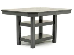New Haven Adjustable Extendable Dining Table & 6 Chairs In Gray