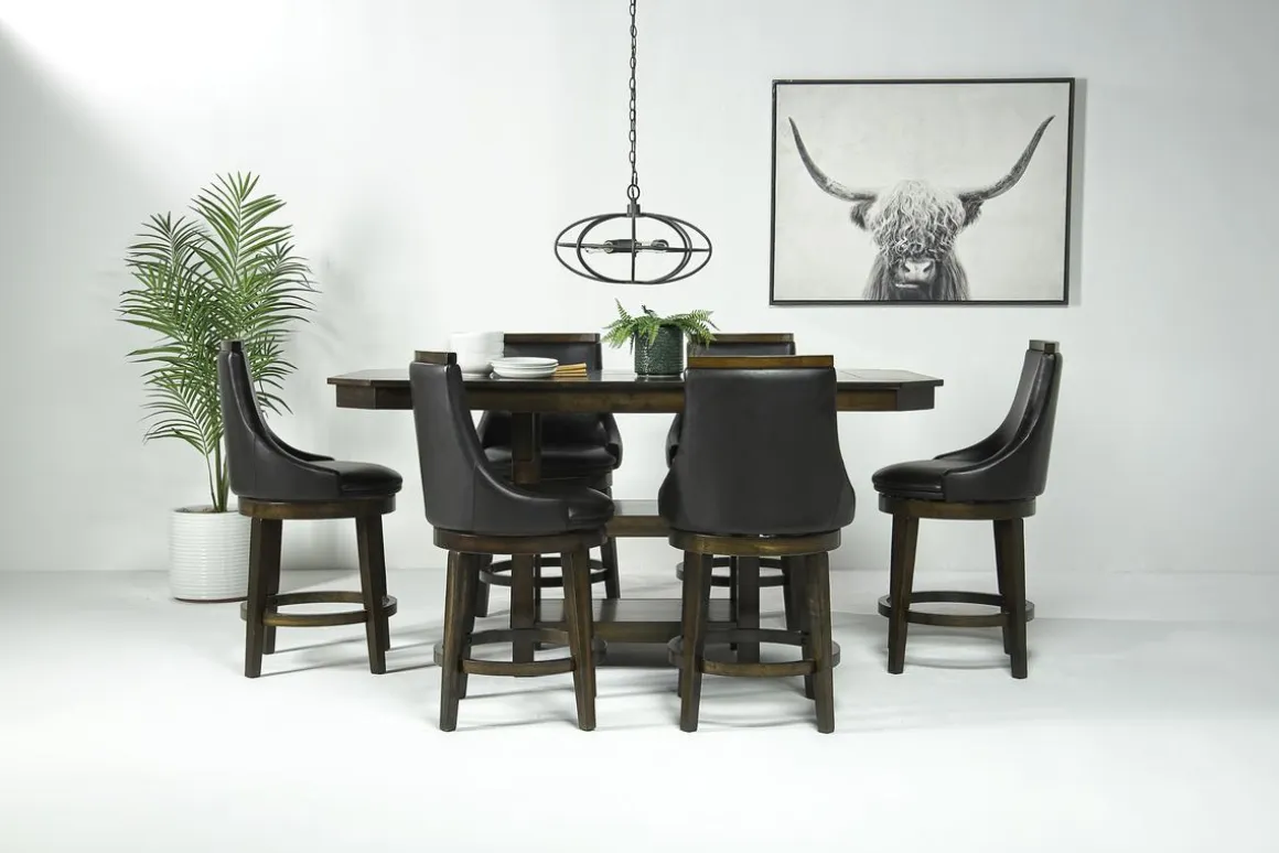 New Haven Counter Height Stool In Brown