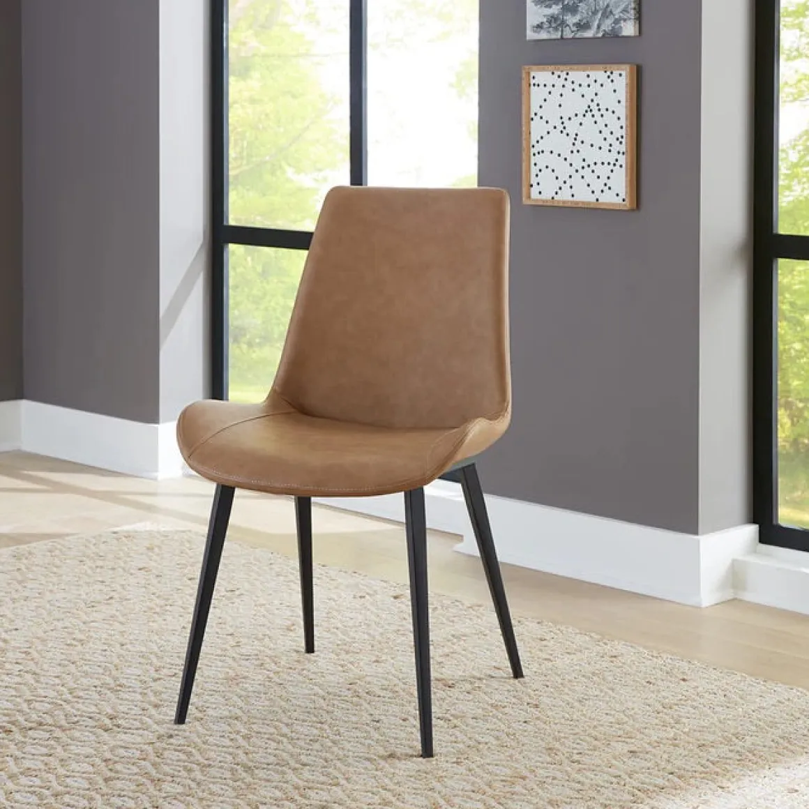 Nicoya Side Chair In Brown, Set Of 2