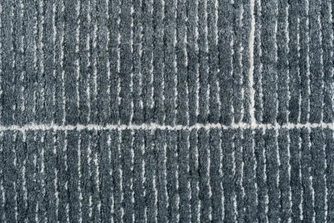 Nube Glow Rug In Ash Blue, 5’ X 7’