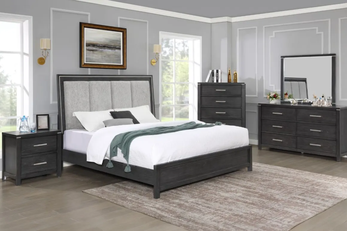 Odessa Dresser In Charcoal Gray
