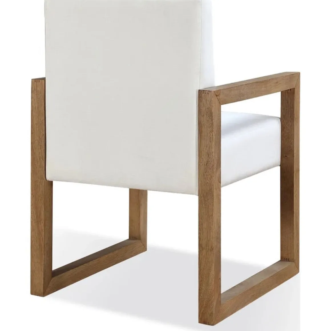 One Upholstered Arm Chair In Bisque, Set Of 2