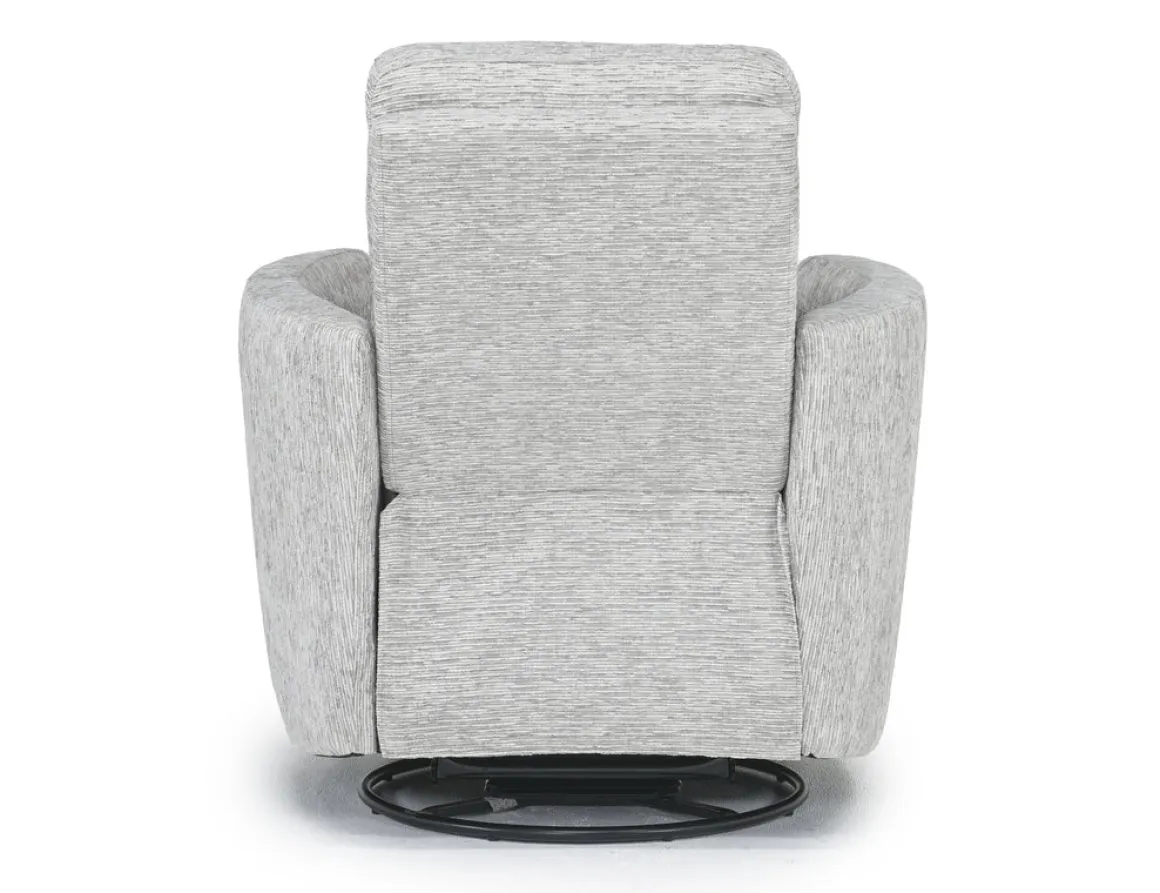 Opal Swivel Gliding Recliner In Dove