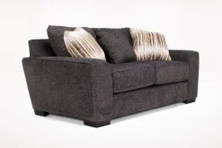 Oracle Sofa & Loveseat In Envy Ebony, Down