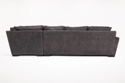 Oracle Tux Sofa Sectional In Envy Ebony, Left Facing, Down