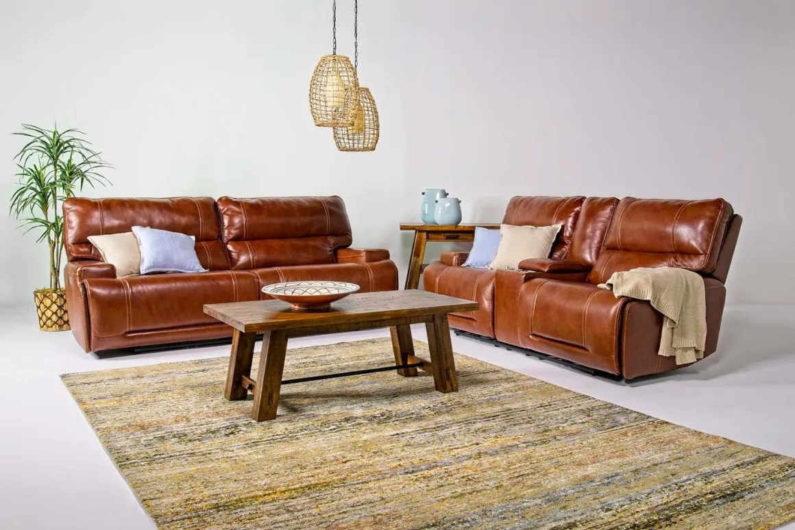 Oslo 3 Power Recliner In Brown Leather