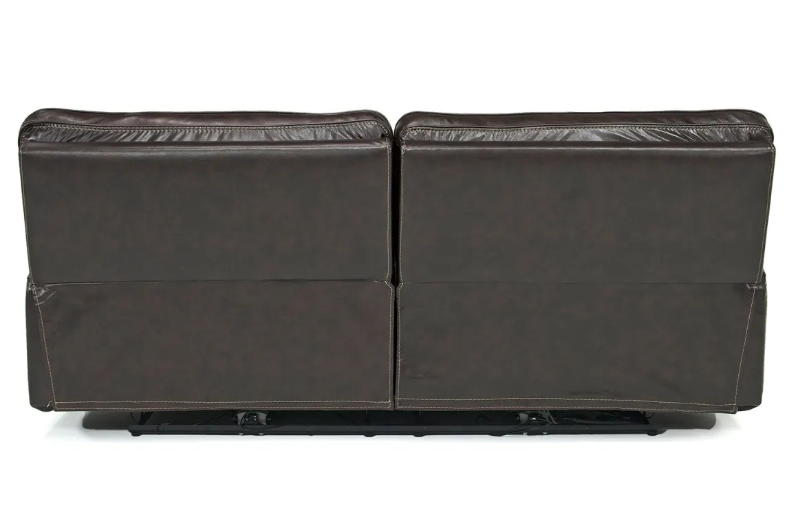 Oslo 3 Power Sofa In Brown Leather