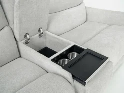 Palencia 7 Piece 3 Power Sectional In Trento Charcoal