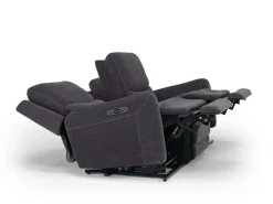Palencia 3 Power Sofa & Loveseat In Trento Charcoal
