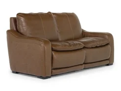 Paradise 2 Power Loveseat In Chestnut Leather