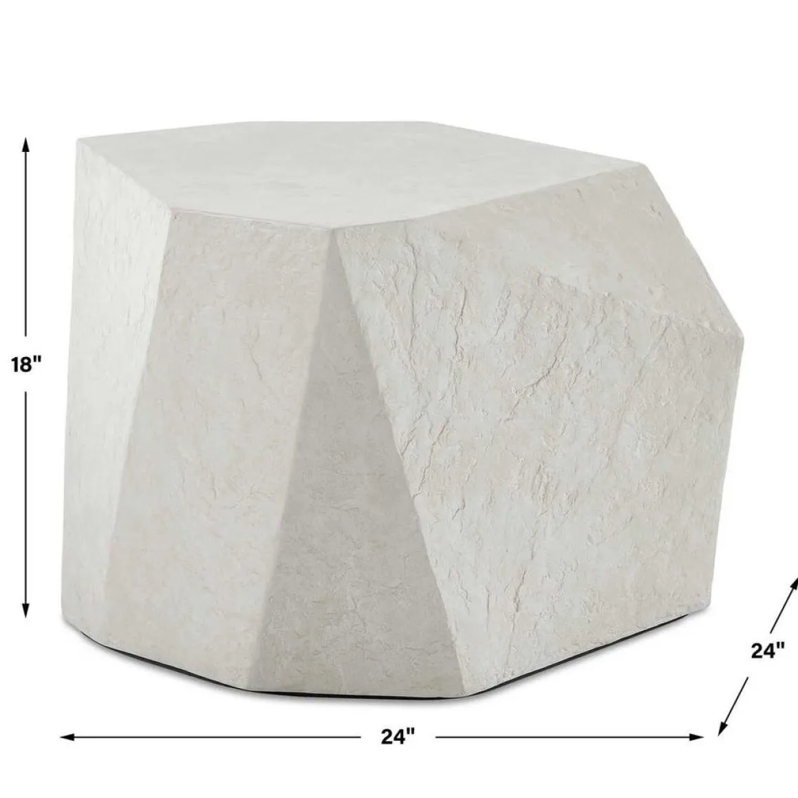 Parra Outdoor End Table In Gray