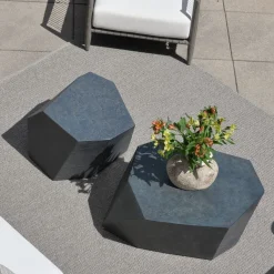 Parra Outdoor End Table In Gray