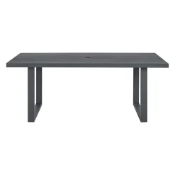 Playa Outdoor Dining Table In Dark Gray