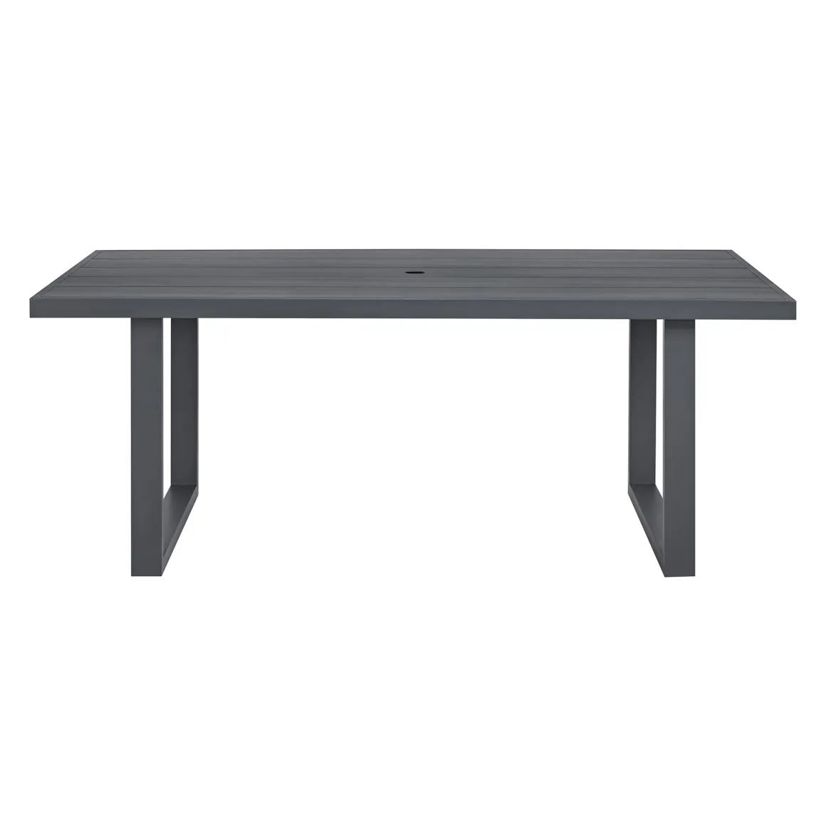 Playa Outdoor Dining Table & 6 Chairs In Dark Gray