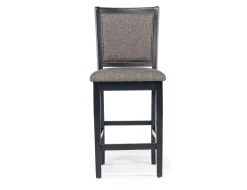 Potomac Round Counter Height Dining Table & 4 Stools In Brown/Black