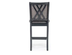 Potomac Round Counter Height Dining Table & 4 Stools In Brown/Black