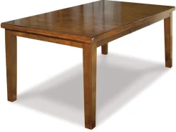 Ralene Extendable Dining Table & 6 Chairs In Brown