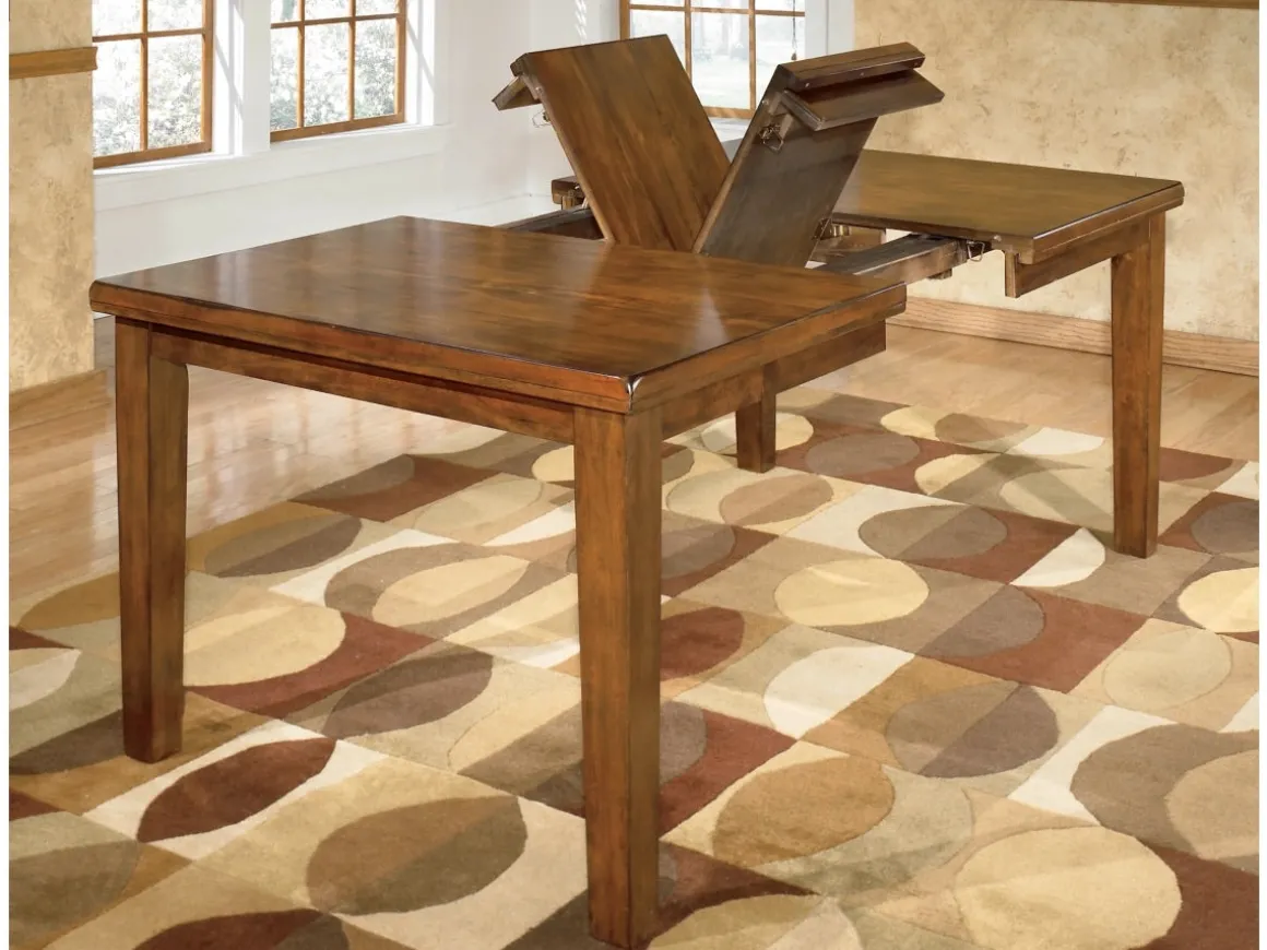 Ralene Extendable Dining Table & 6 Chairs In Brown