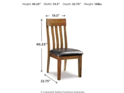 Ralene Extendable Dining Table & 6 Chairs In Brown